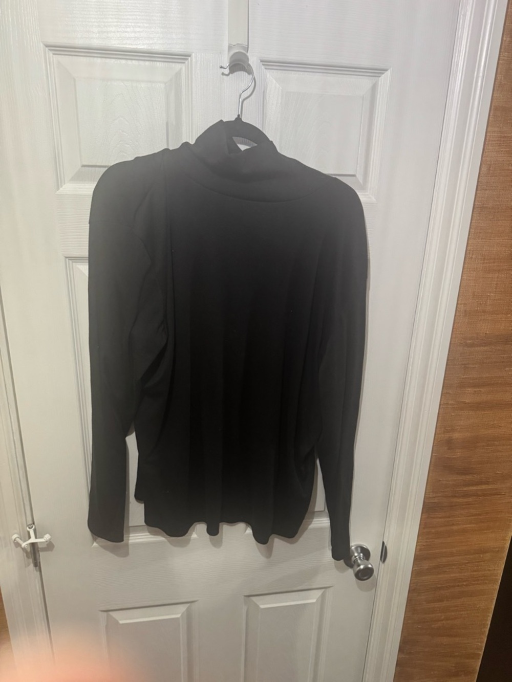 MAQUIDE Black Cotton Blend Tee - XXL